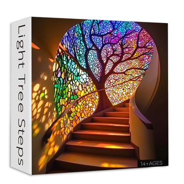 Leichter Baum stößt Puzzle 1000 Stücke
